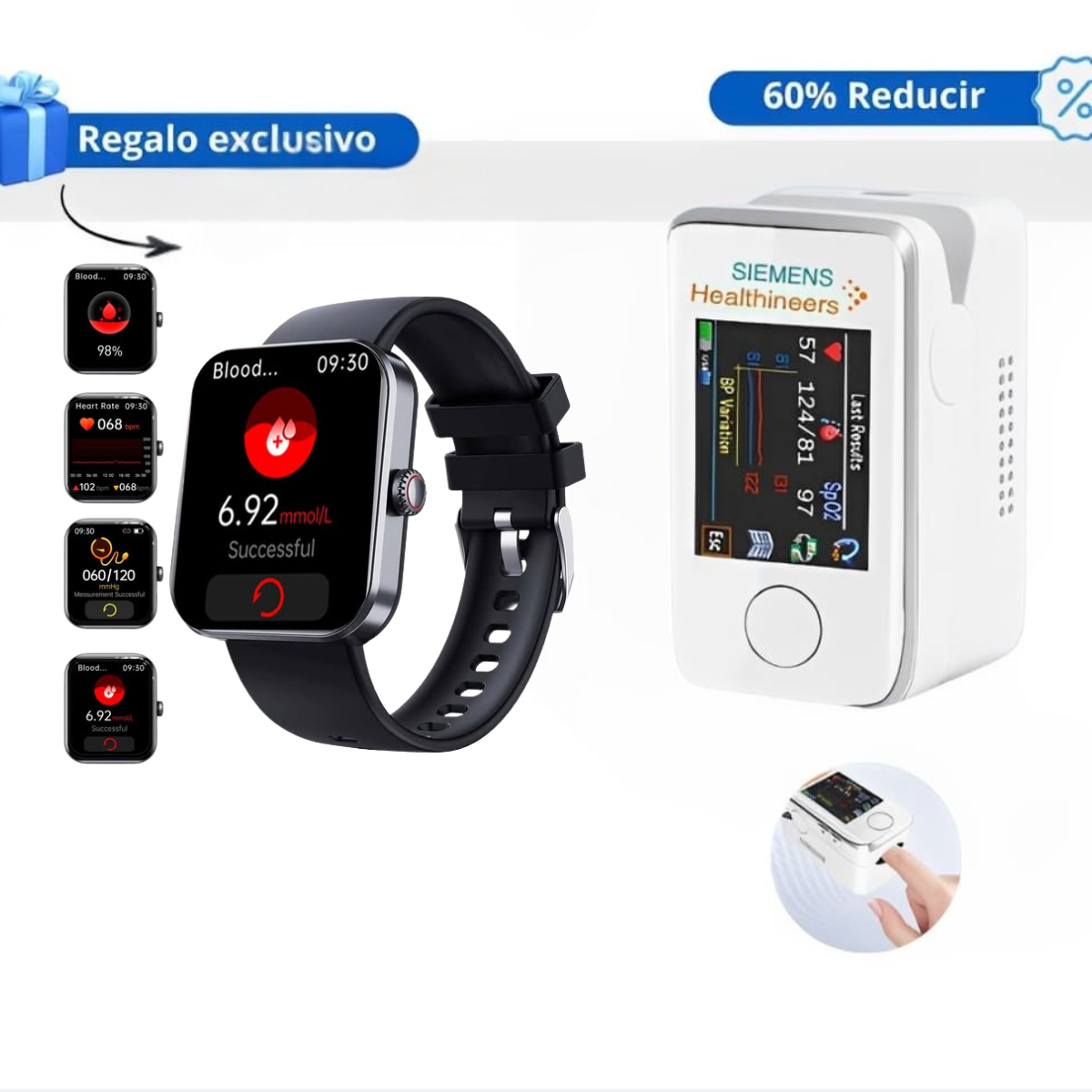 Многофункционален Глюкомер + Смарт Часовник – КУПИ 1 И ПОЛУЧИ 1 БЕЗПЛАТНО